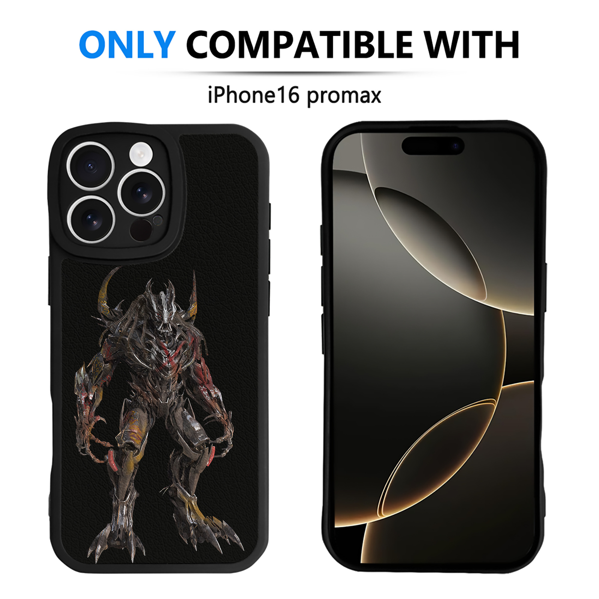 （画像用） Transformers トランスフォーマー 【iPhone 16シリーズ対応】シリコンスマホケース（レザー調） 材質：シリコン